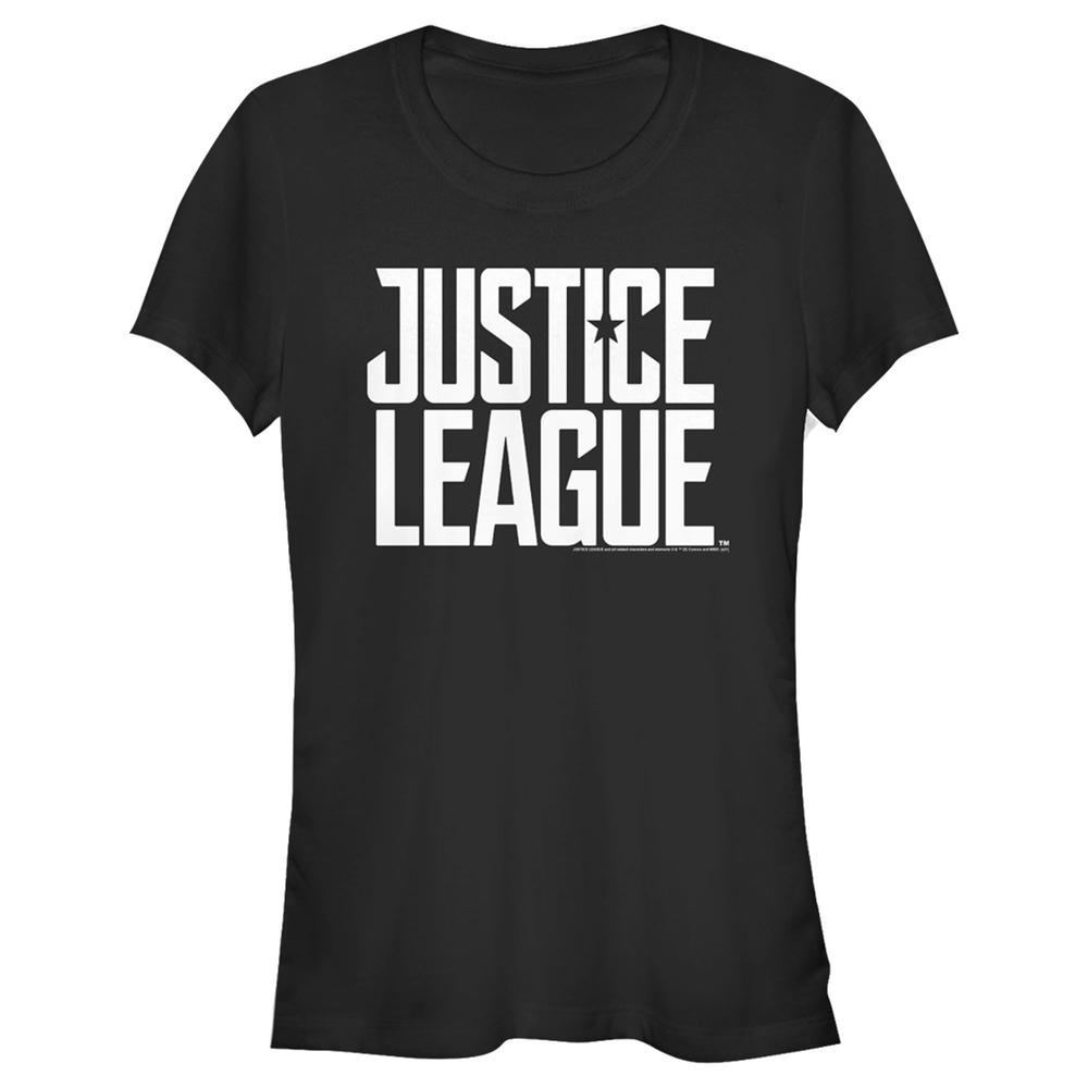 Zack Snyder Justice League Junior's Zack Snyder Justice League Stacked Large Logo Reverse  Graphic Tee
