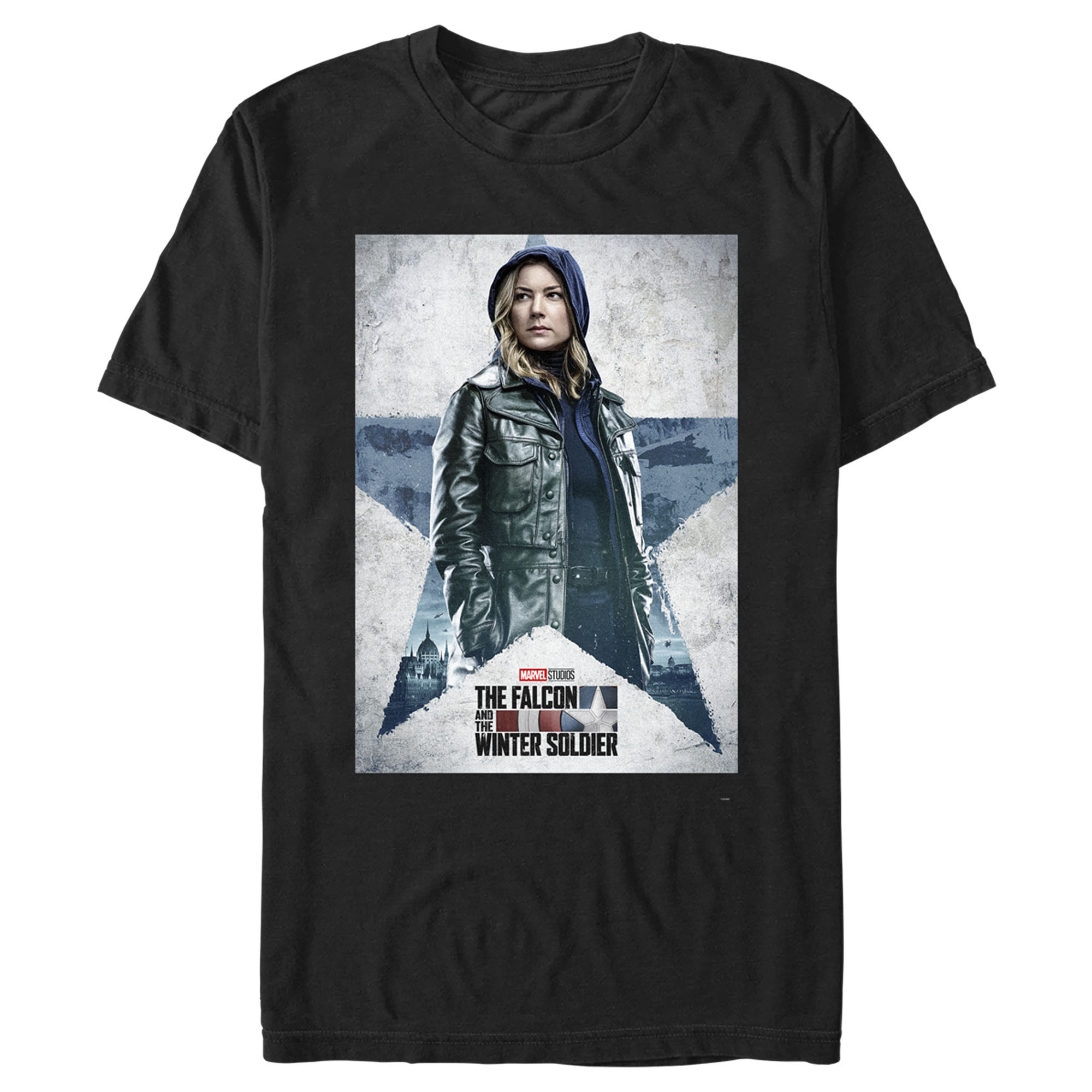 Marvel Men's Marvel The Falcon and the Winter Soldier Sharon Carter Poster  Graphic T-Shirt