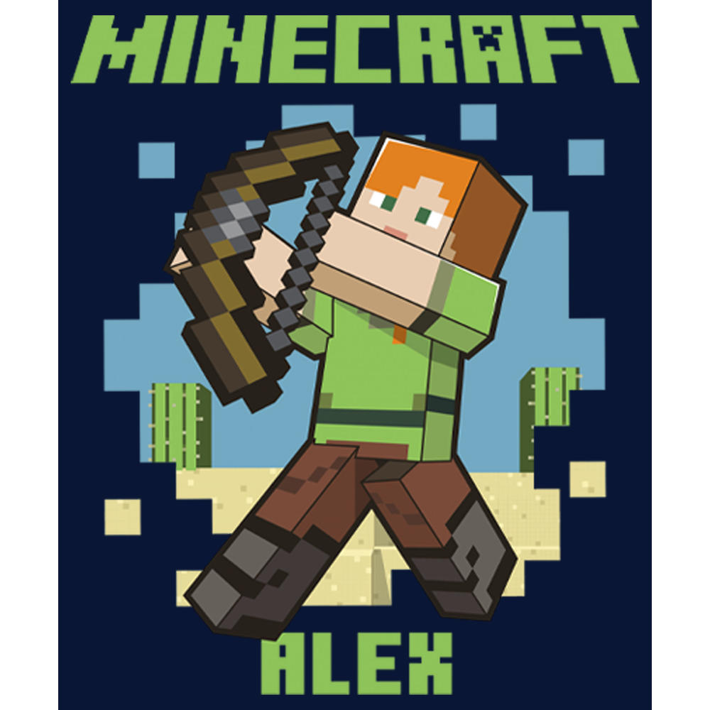 Minecraft Boy's Minecraft Alex  Graphic T-Shirt