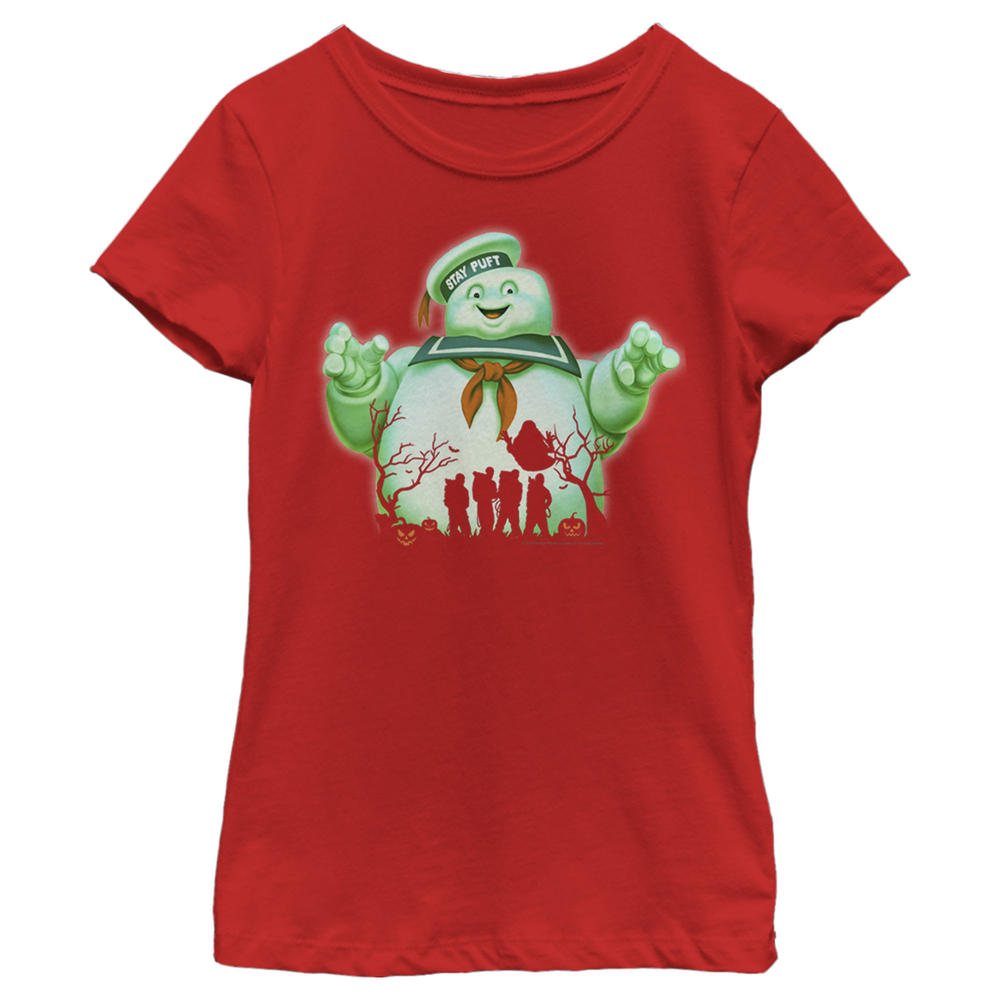 Ghostbusters Girl's Ghostbusters Halloween Stay Puft Marshmallow Man  Graphic T-Shirt