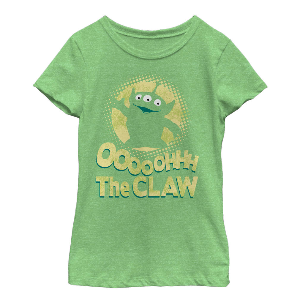 Disney Girl's Toy Story Three-Eyed Alien Friend  Graphic T-Shirt