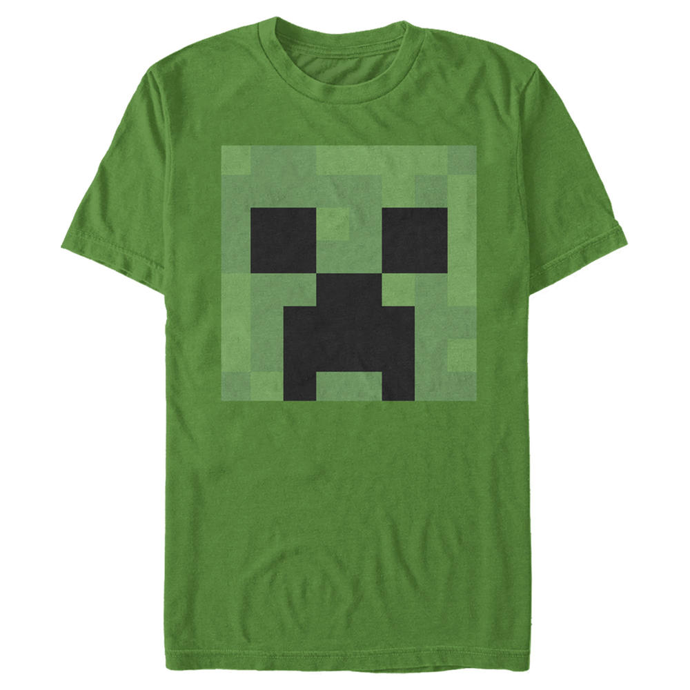 Minecraft Men's Minecraft Creeper Face  Graphic T-Shirt