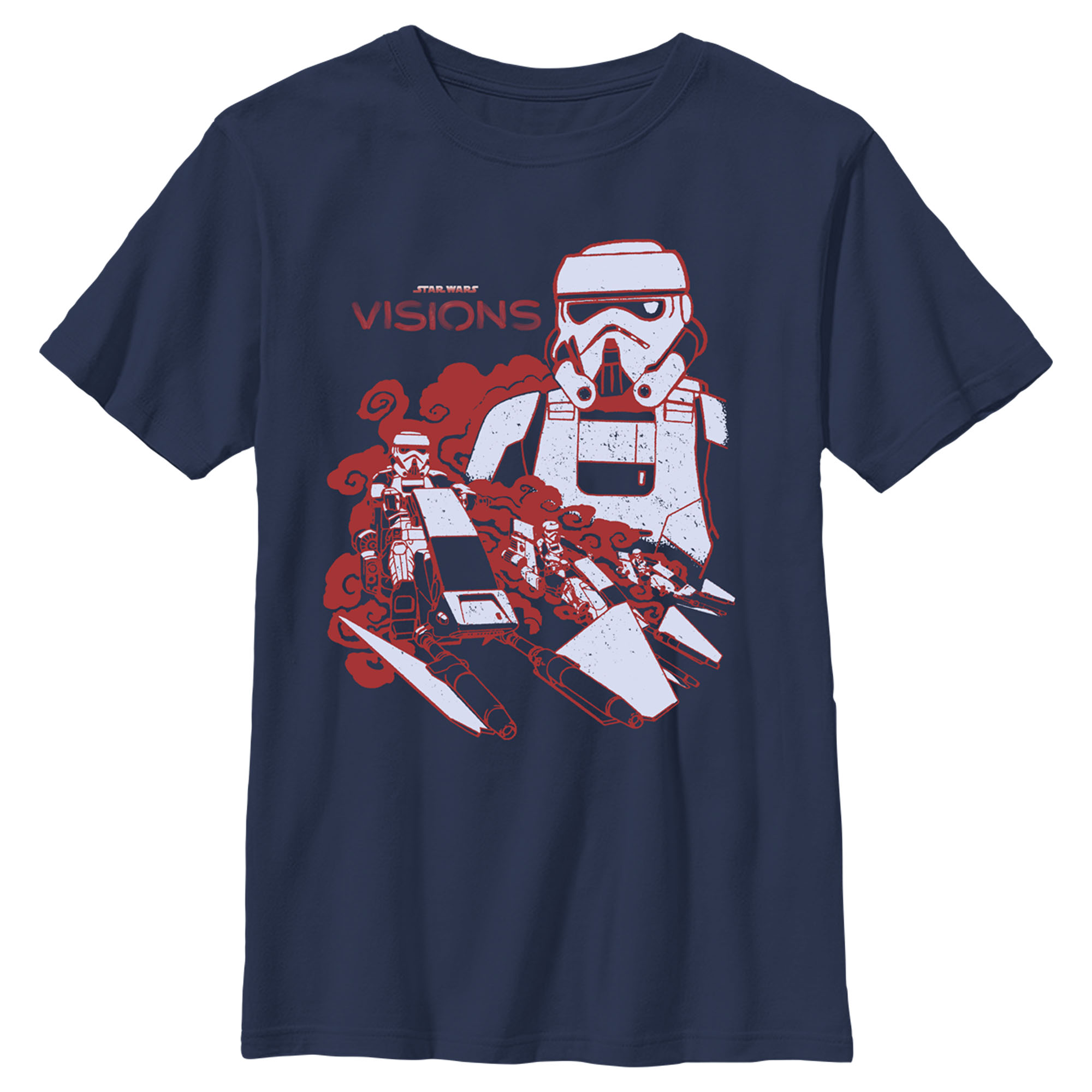 Star Wars Boy's Star Wars: Visions Stormtroopers in Action  Graphic Tee