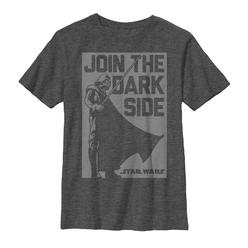 Star Wars Boy's Star Wars Dark Side Membership  Graphic T-Shirt