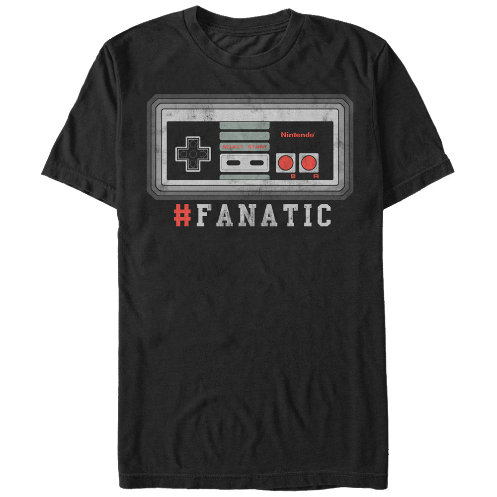Nintendo Men's Nintendo NES Fanatic  Graphic Tee
