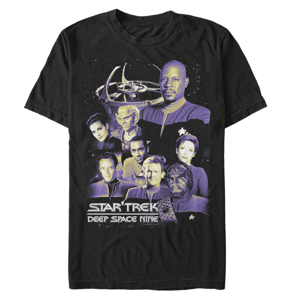Star Trek: Deep Space Nine Men's Star Trek: Deep Space Nine Crew Member Collage  Graphic Tee