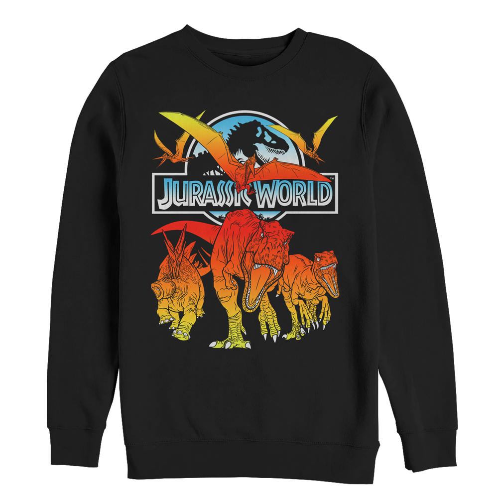 Jurassic World Fallen Kingdom Men's Jurassic World: Fallen Kingdom Fire Dinosaurs  Sweatshirt