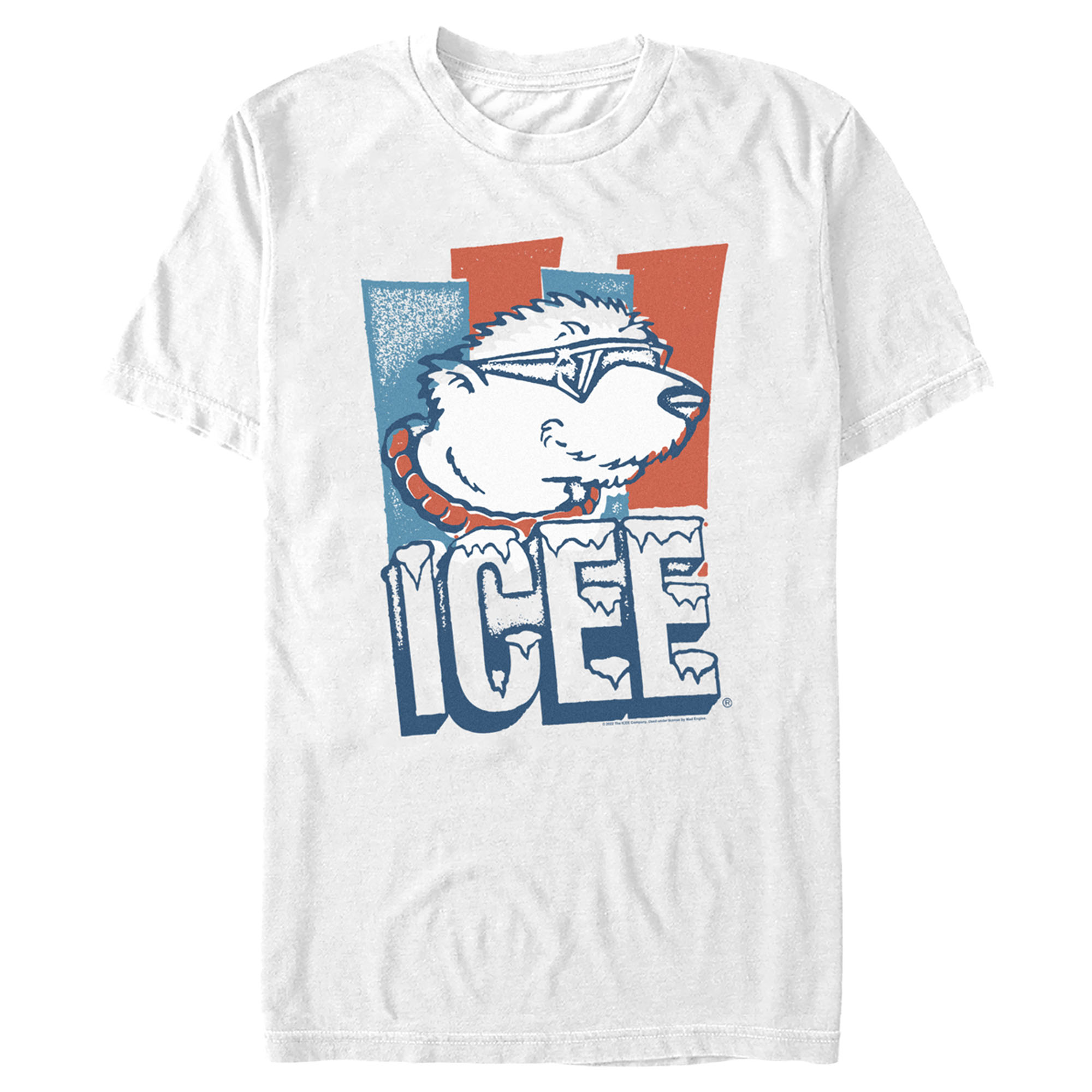 Icee Men's ICEE Bear Retro Logo Graphic Tee