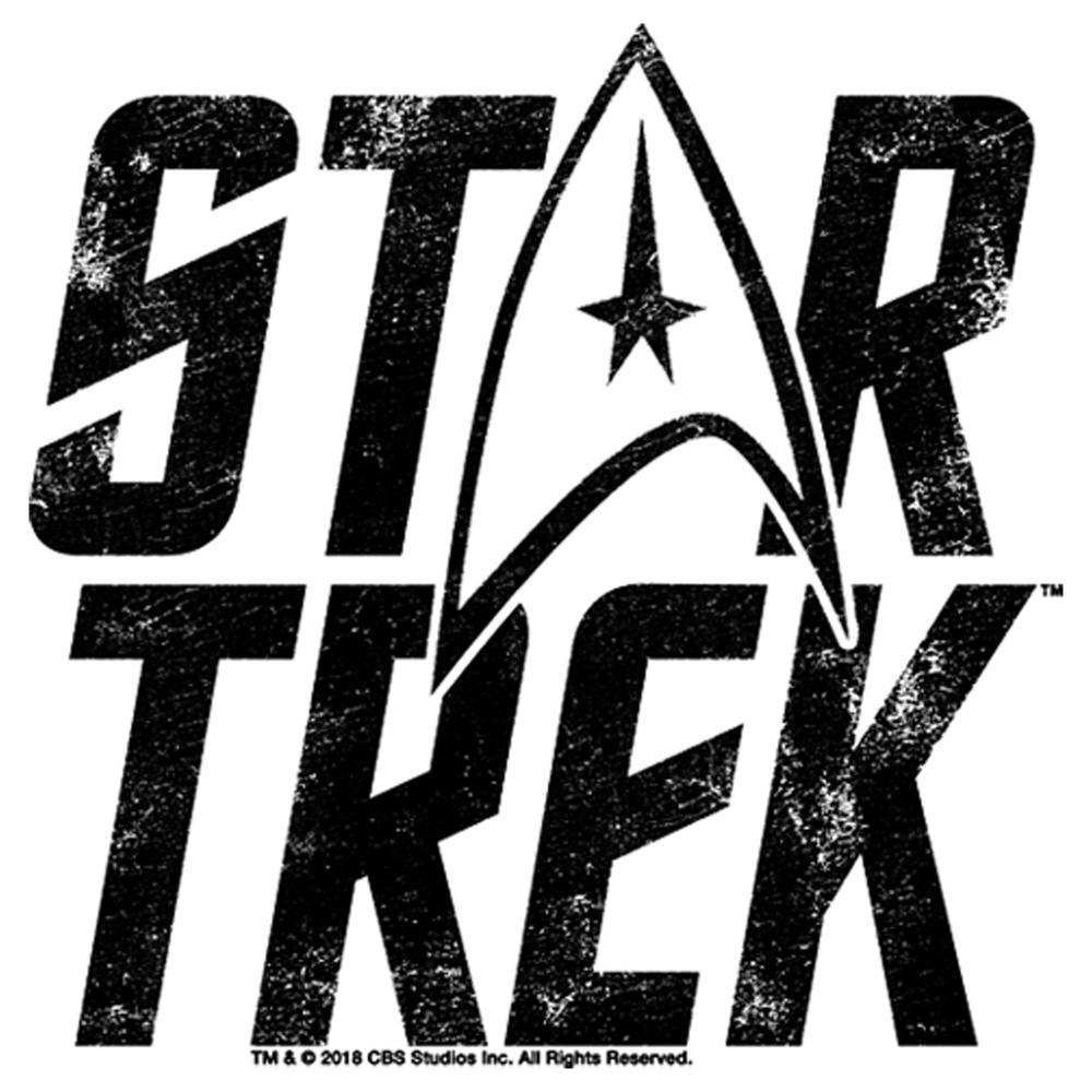 Star Trek: The Original Series Junior's Star Trek: The Original Series Distressed Logo  Graphic Tee