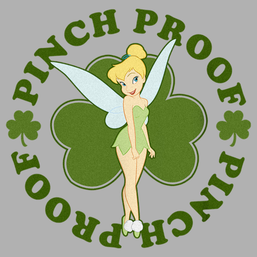 Peter Pan Boy's Peter Pan St. Patrick's Day Pinch Proof Tinkerbell  Graphic Tee