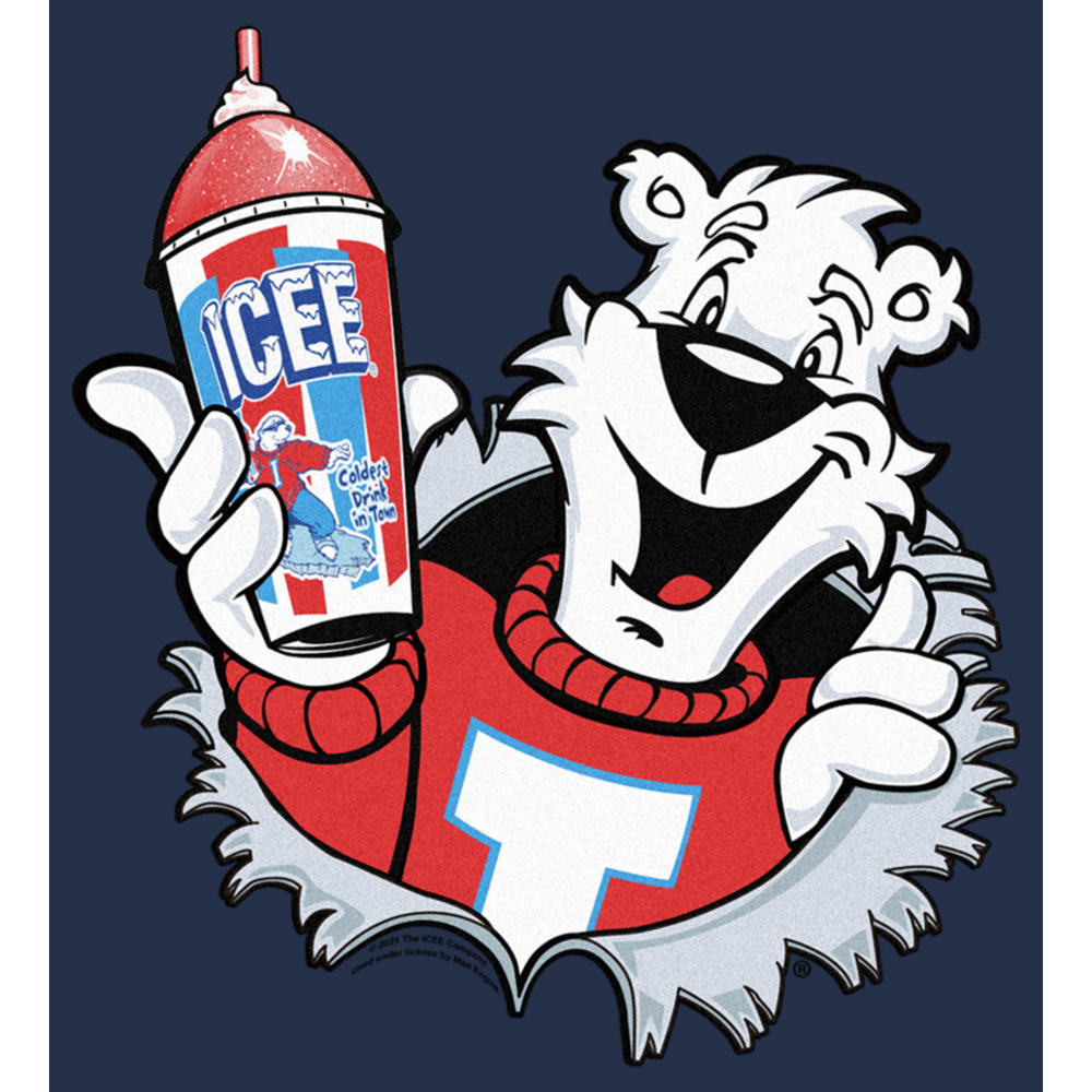 Icee Men's ICEE Bear Bursting with Fun Graphic T-Shirt