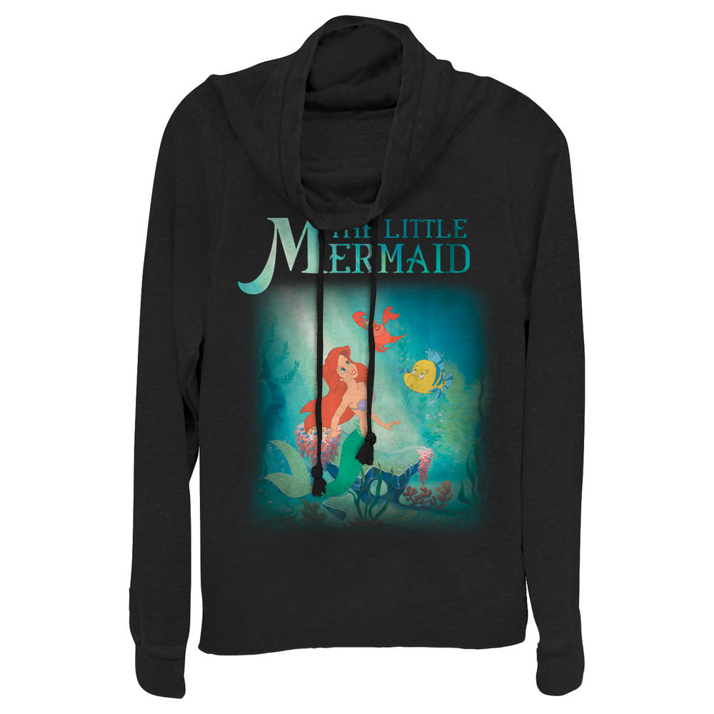 The Little Mermaid Junior's The Little Mermaid Ariel and Friends  Cowl Neck Sweatshirt