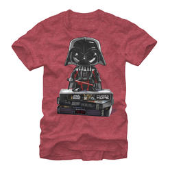 Star Wars Men's Star Wars Darth Vader VHS  Graphic T-Shirt