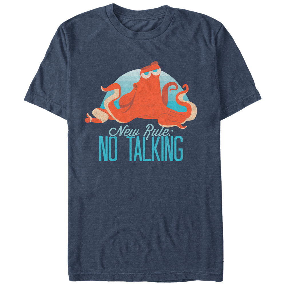 Finding Dory Men's Finding Dory Hank No Talking Rule  Graphic T-Shirt