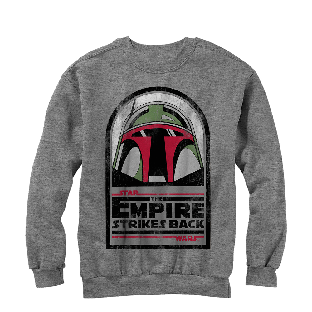 Star Wars Men's Star Wars Boba Fett Strikes Back  Sweatshirt