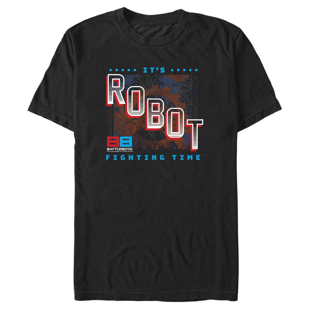 Battlebots Men's Battlebots It's Robot Fighting Time  Graphic T-Shirt