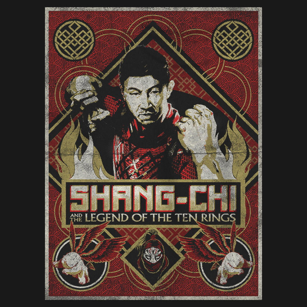 Marvel Girl's Marvel Shang-Chi and the Legend of the Ten Rings Distressed Poster  Graphic Tee