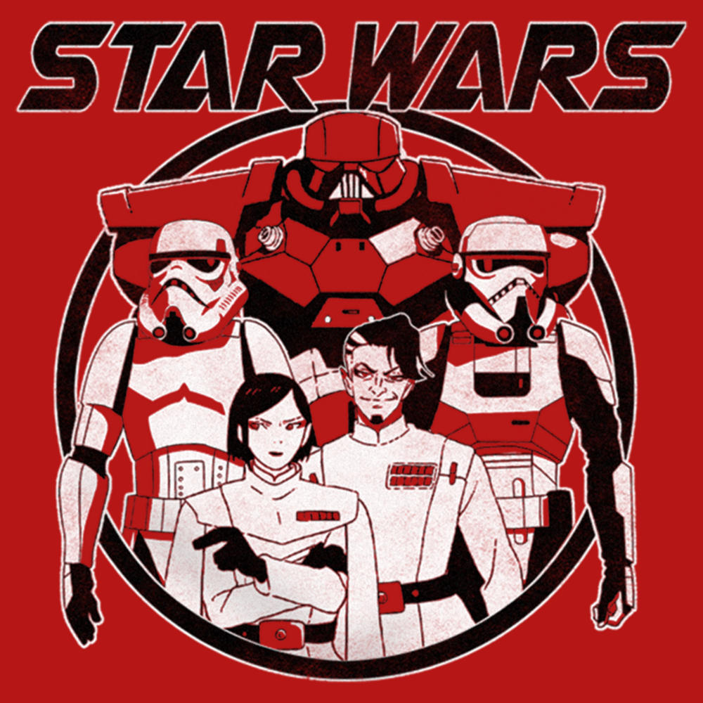 Star Wars Girl's Star Wars: Visions Stormtroopers Anime  Graphic T-Shirt