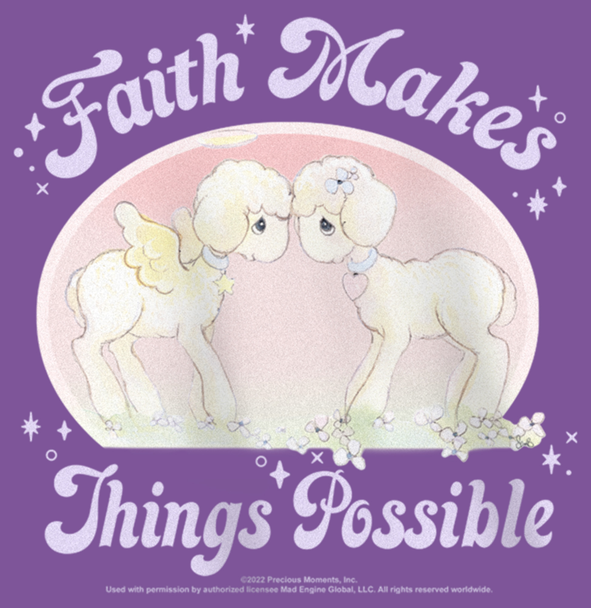 Precious Moments Girl's Precious Moments Faith Makes Things Possible  Graphic Tee