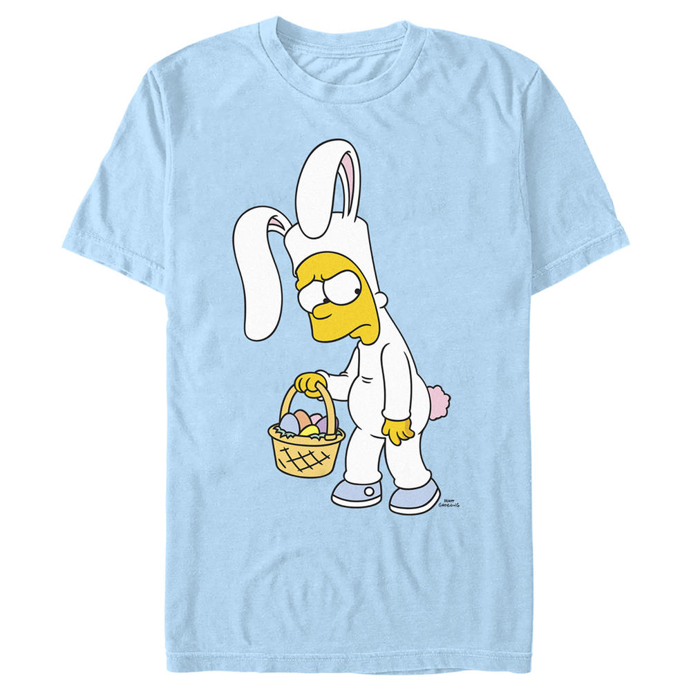 the Simpsons Men's The Simpsons Easter Bunny Bart  Graphic T-Shirt