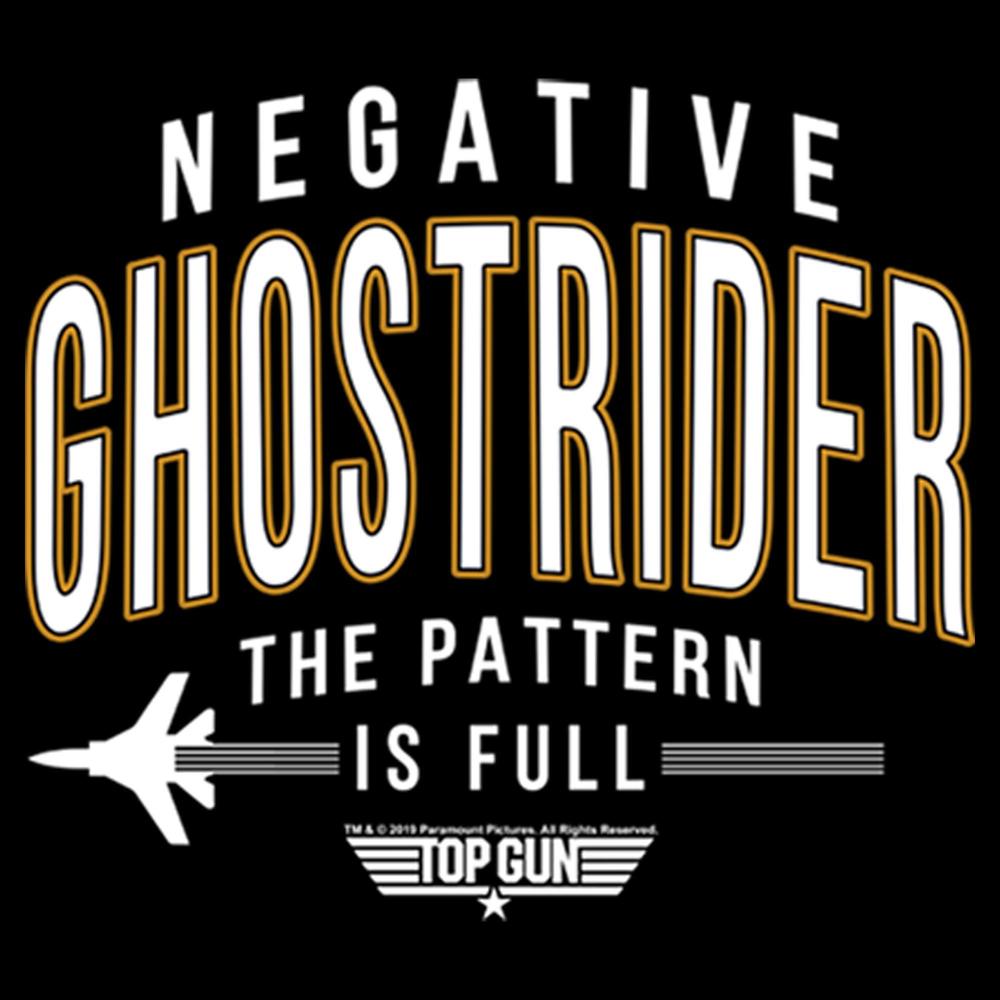 Men's Top Gun Negative Ghost Rider the Pattern Is Full Graphic Tee
