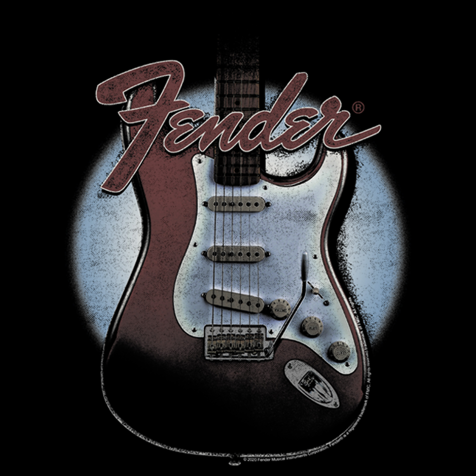 Fender Boy's Fender Guitar Spotlight Logo  Pull Over Hoodie
