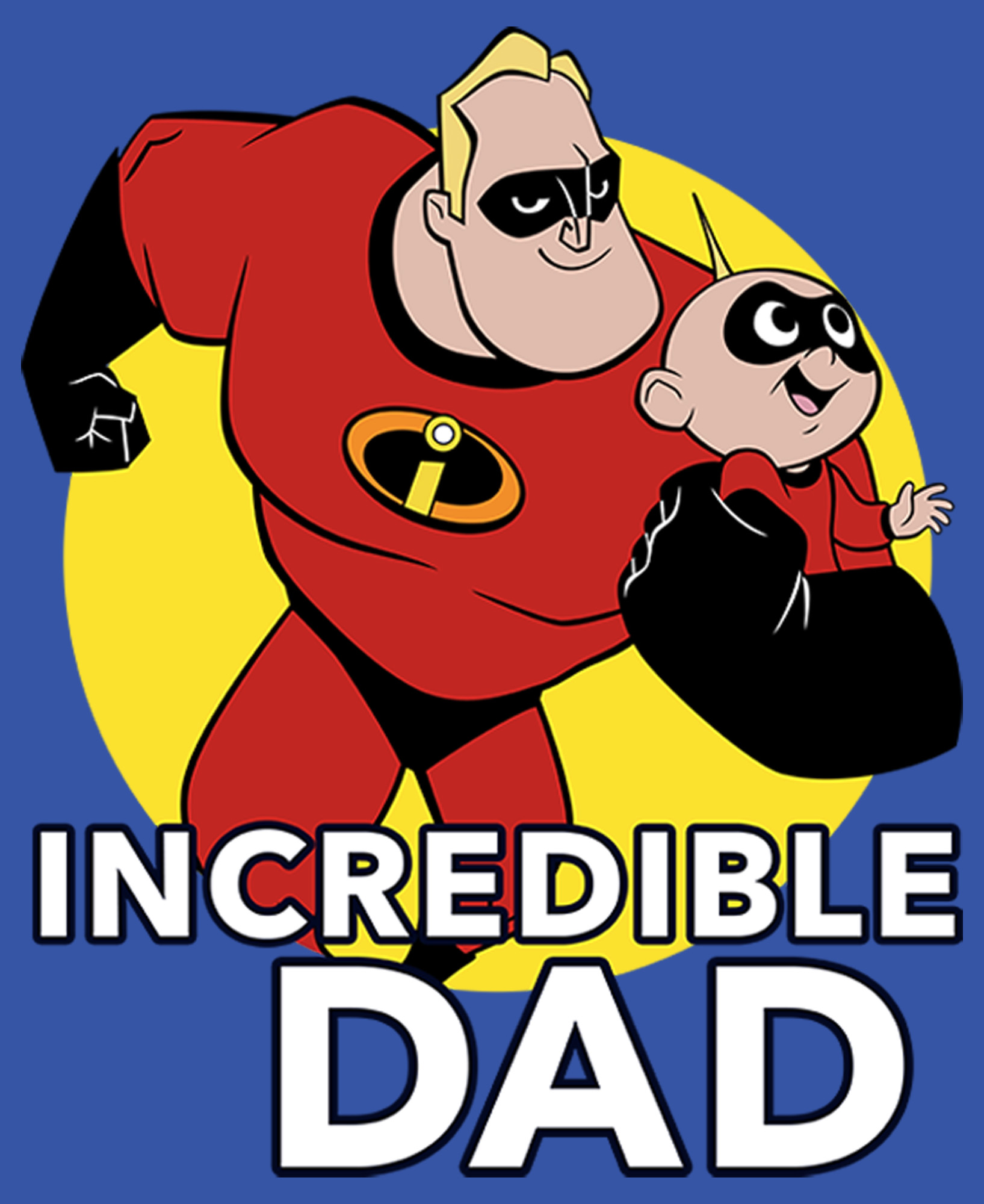 Men's The Incredibles 2 Jack-Jack and Mr. Incredible Best Dad Sweatshirt