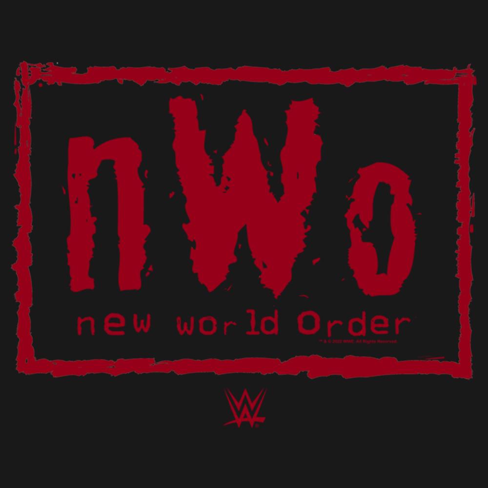 WWE Girl's WWE New World Order Logo  Graphic T-Shirt