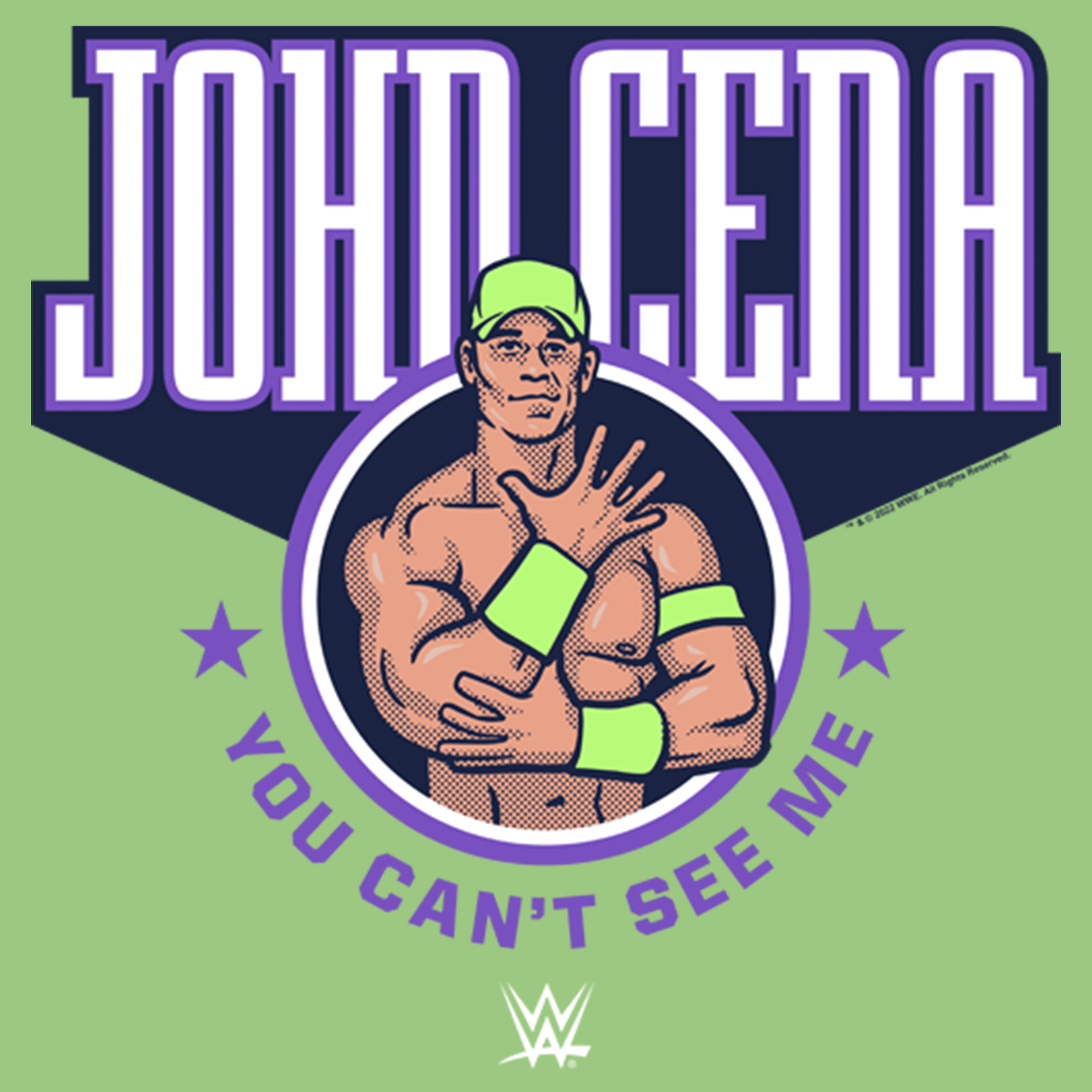 WWE Girl's WWE John Cena You Can't See Me  Graphic T-Shirt