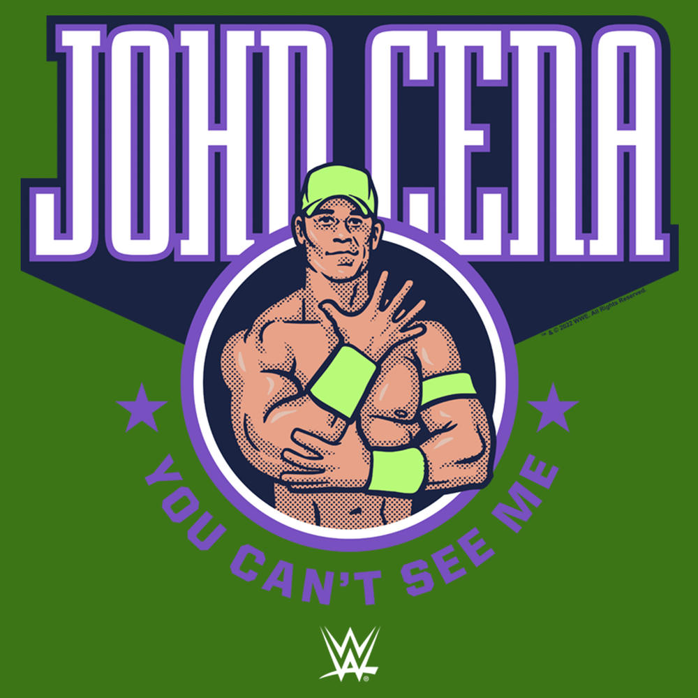 WWE Men's WWE John Cena You Can't See Me  Graphic T-Shirt