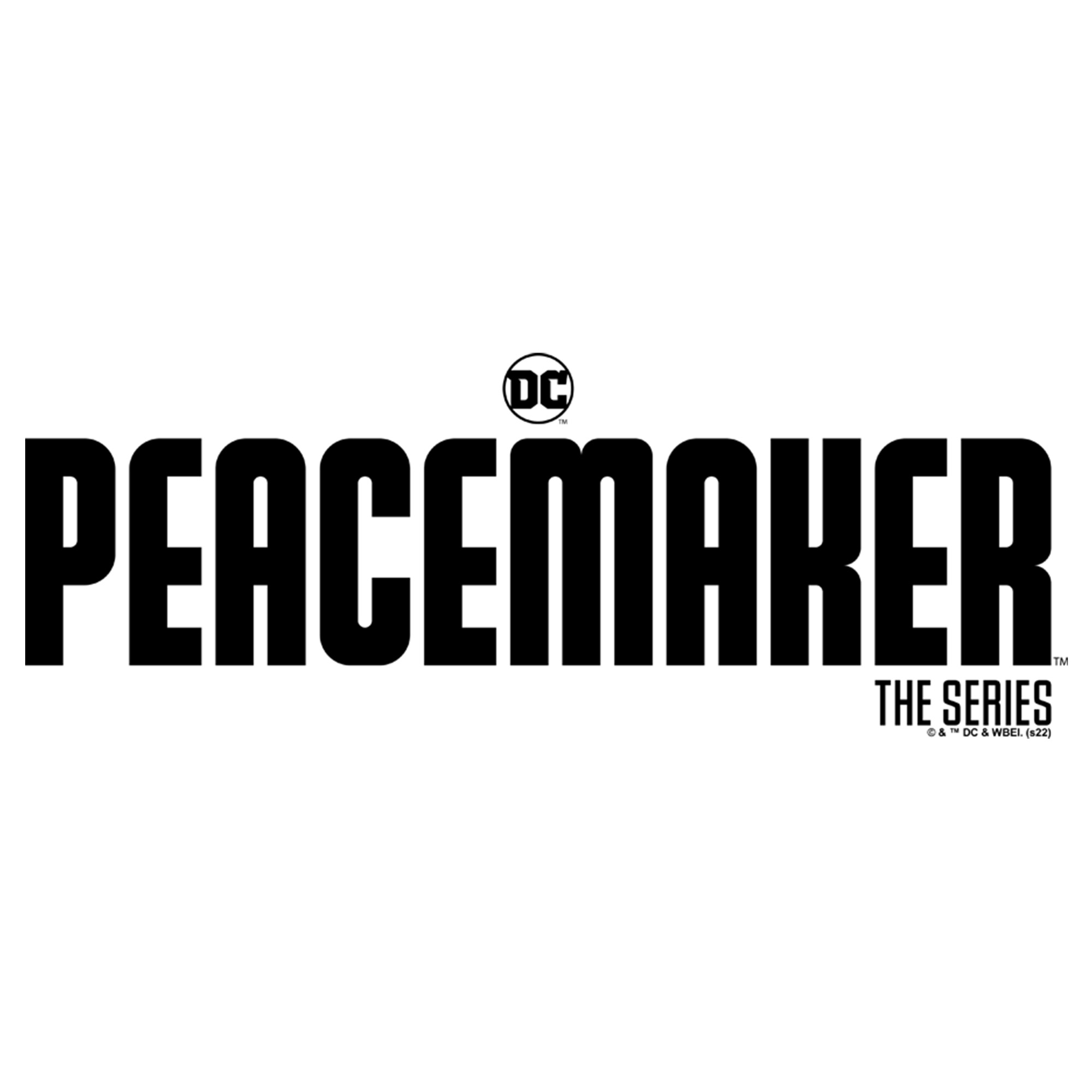 Men's Peacemaker Black Classic Logo Graphic Tee