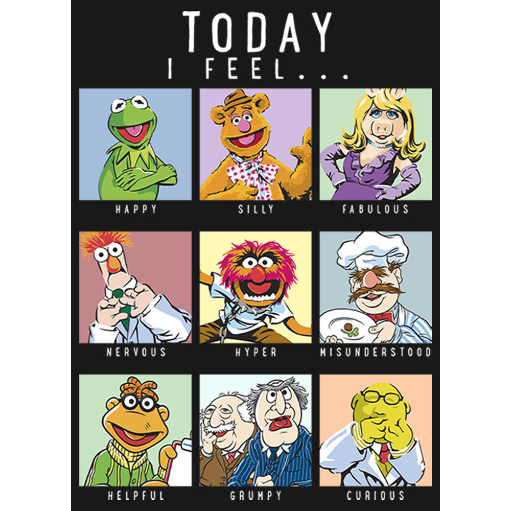 Multitasking Muppet The Muppets Girl's The Muppets Today I Feel… Graphic Tee