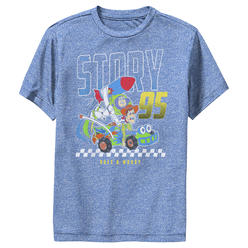 Disney Boy's Toy Story Buzz & Woody Rocket Car  Performance Graphic T-Shirt