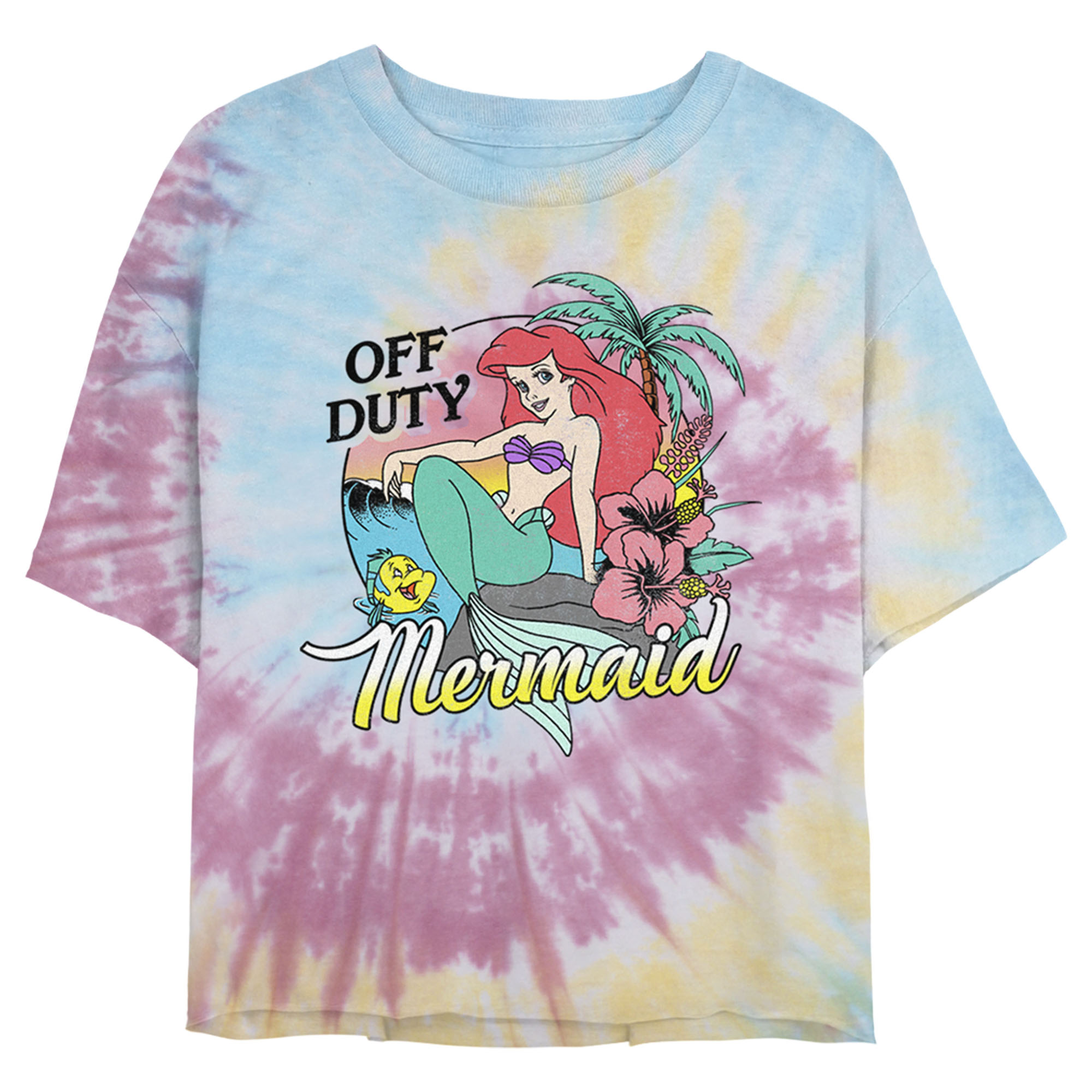 The Little Mermaid Junior's The Little Mermaid Off Duty Ariel  Graphic T-Shirt