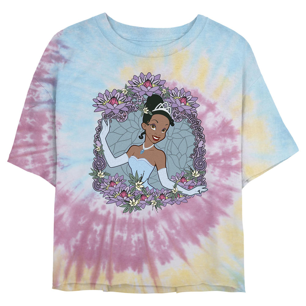 The Princess and the Frog Junior's The Princess and the Frog Tiana Floral Wreath  Graphic T-Shirt
