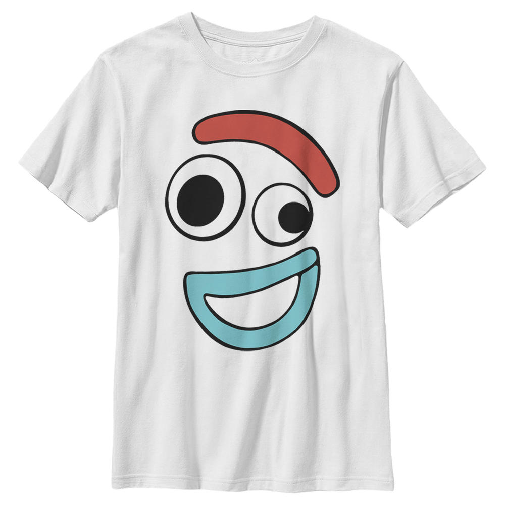 Disney Boy's Toy Story Forky Smiling Face  Graphic T-Shirt