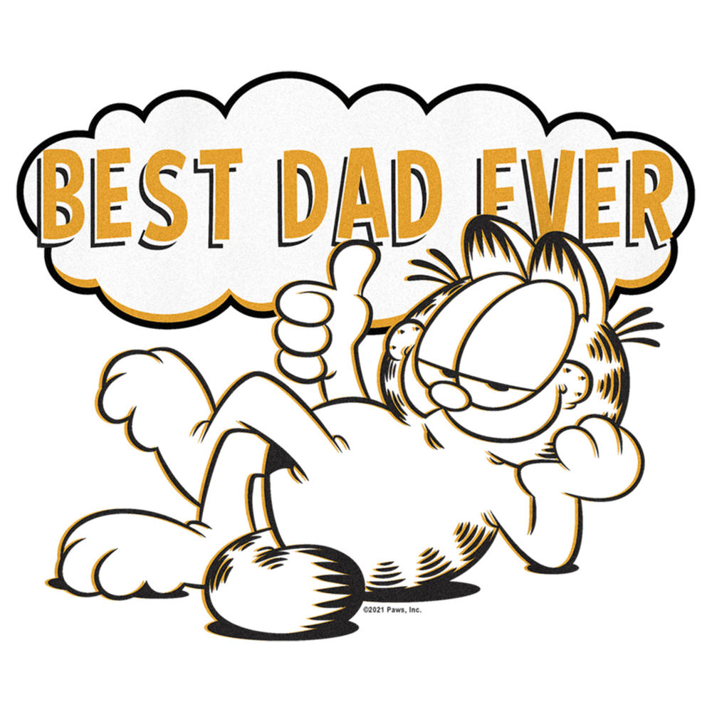 Garfield Boy's Garfield Best Dad Ever  Graphic T-Shirt