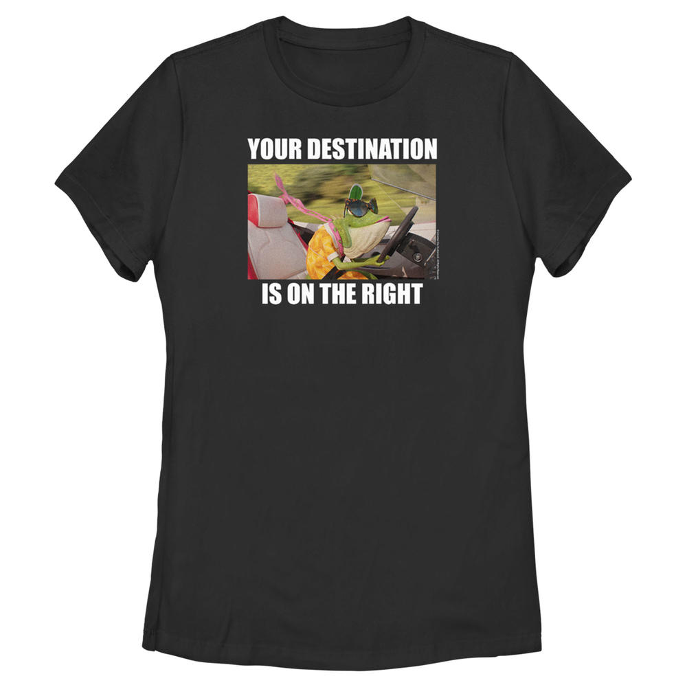 Sing 2 Women's Sing 2 Miss Crawly Your Destination is on the Right  Graphic T-Shirt