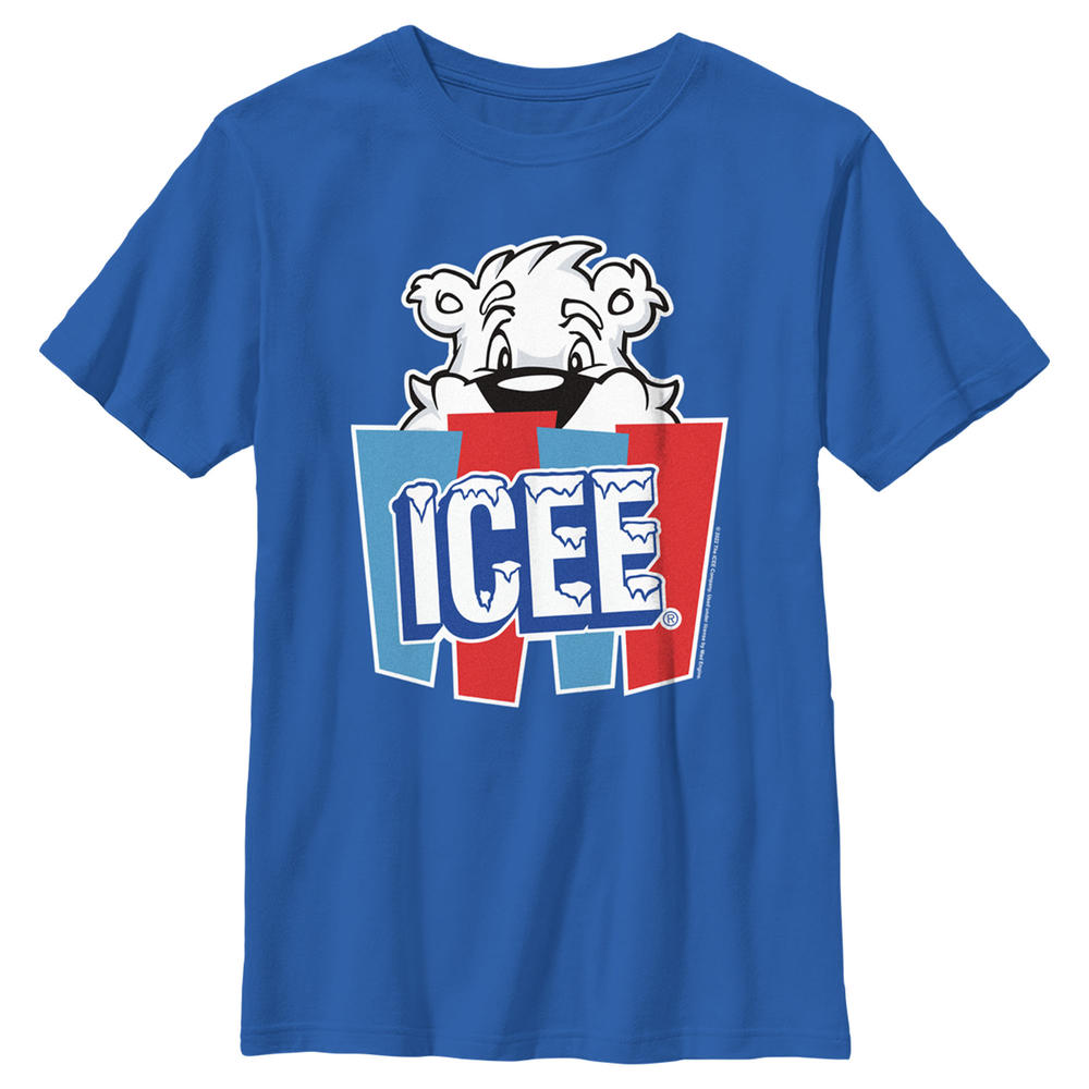 Icee Boy's ICEE Peekaboo Bear Logo  Graphic T-Shirt
