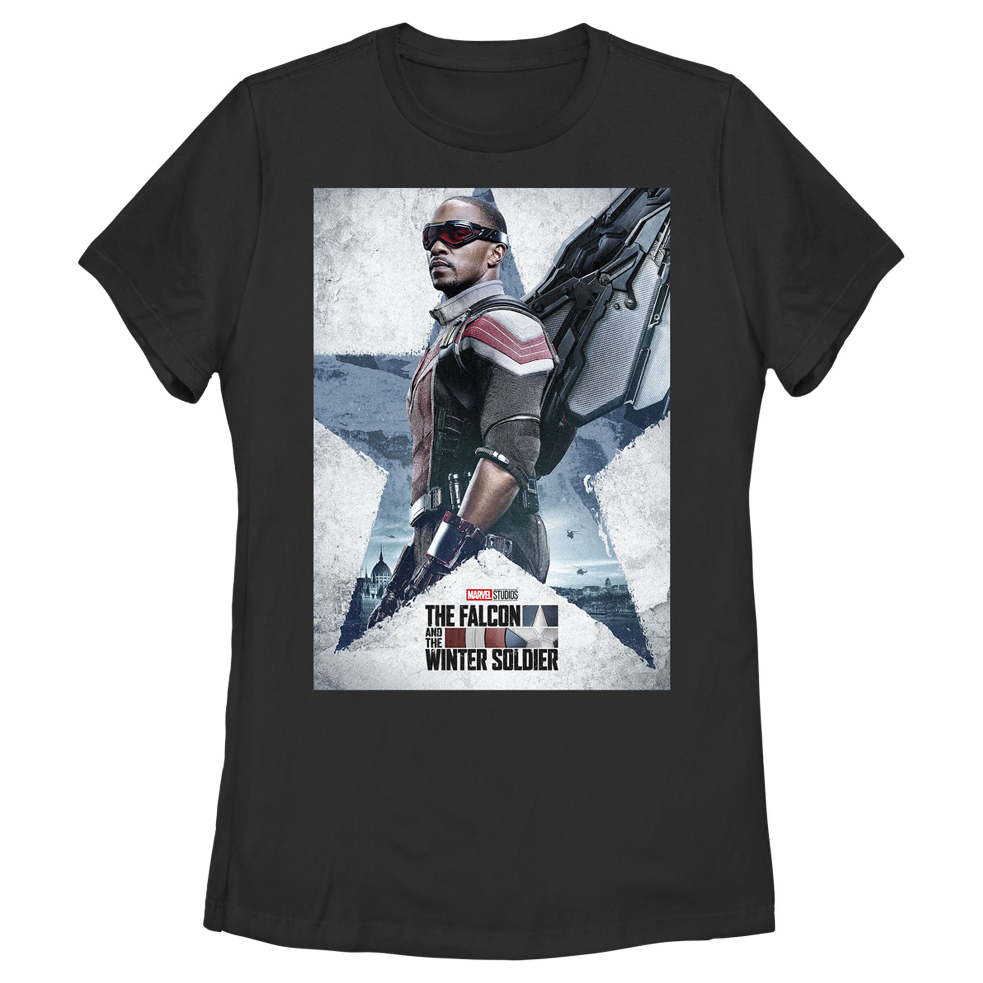 Marvel Women's Marvel The Falcon and the Winter Soldier Sam Poster  Graphic Tee