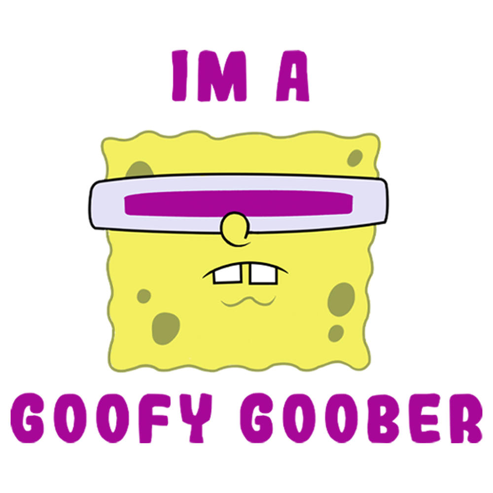 Nickelodeon Boy's SpongeBob SquarePants I'm A Goofy Goober Graphic Tee