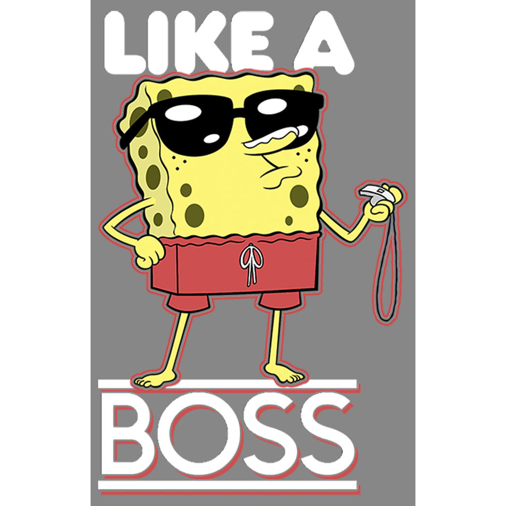 Nickelodeon Boy's SpongeBob SquarePants Like A Boss  Performance Graphic T-Shirt
