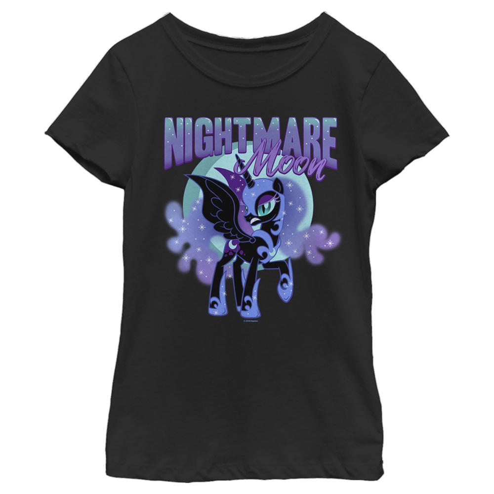 My Little Pony Girl's My Little Pony Princess Luna Nightmare Moon  Graphic T-Shirt