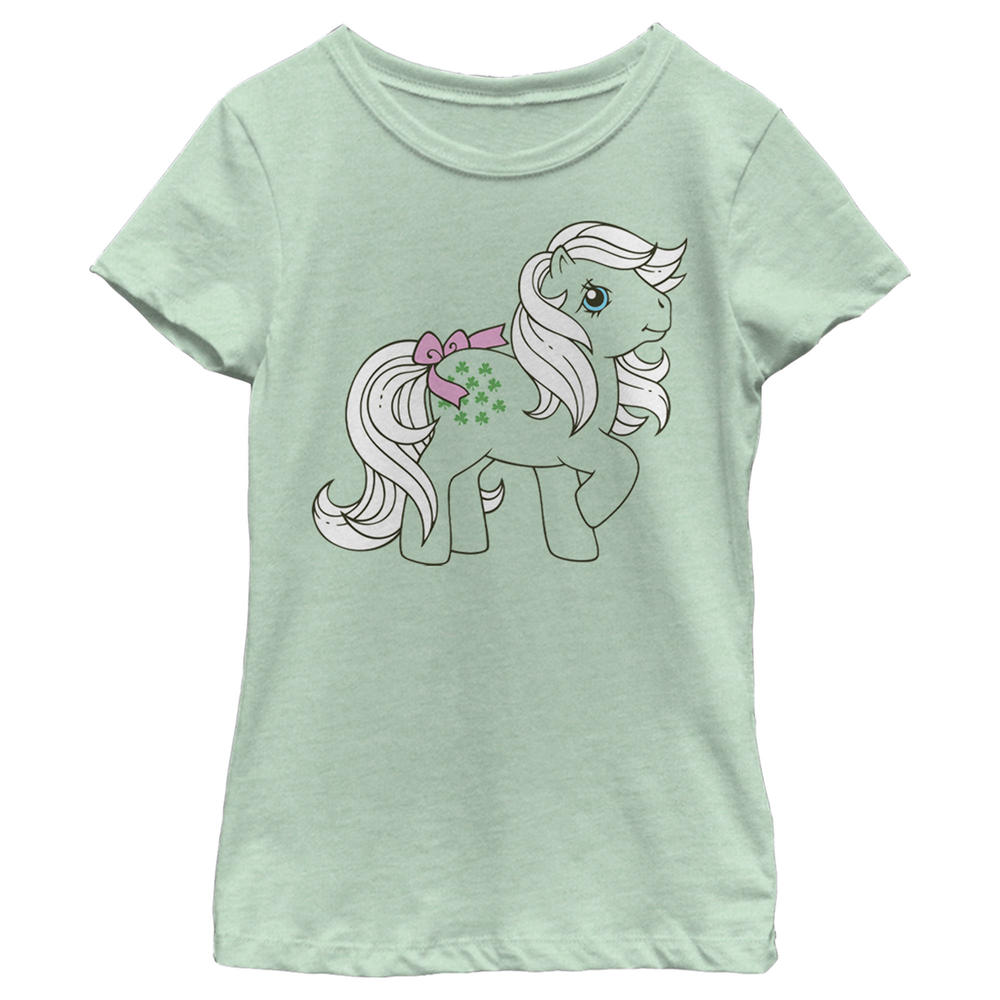 My Little Pony Girl's My Little Pony Minty Cutie Mark  Graphic T-Shirt