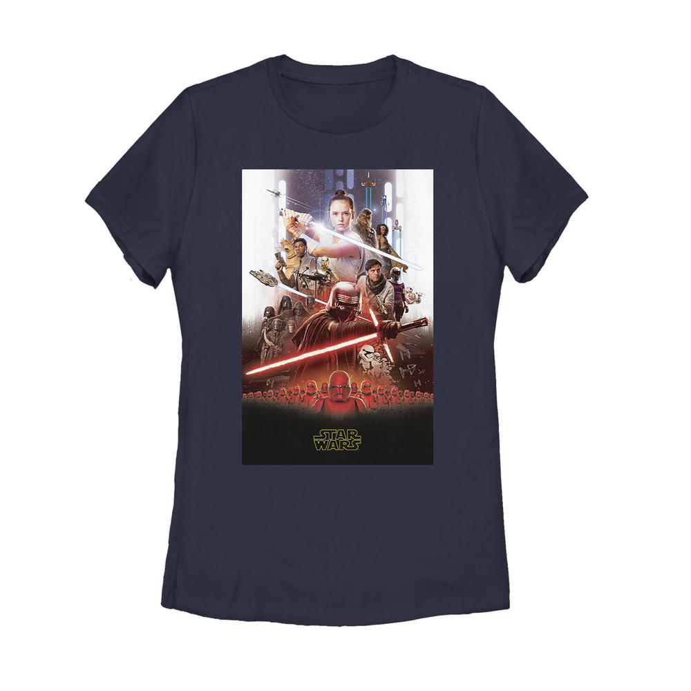 Star Wars Women's Star Wars: The Rise of Skywalker Epic Poster  Graphic Tee