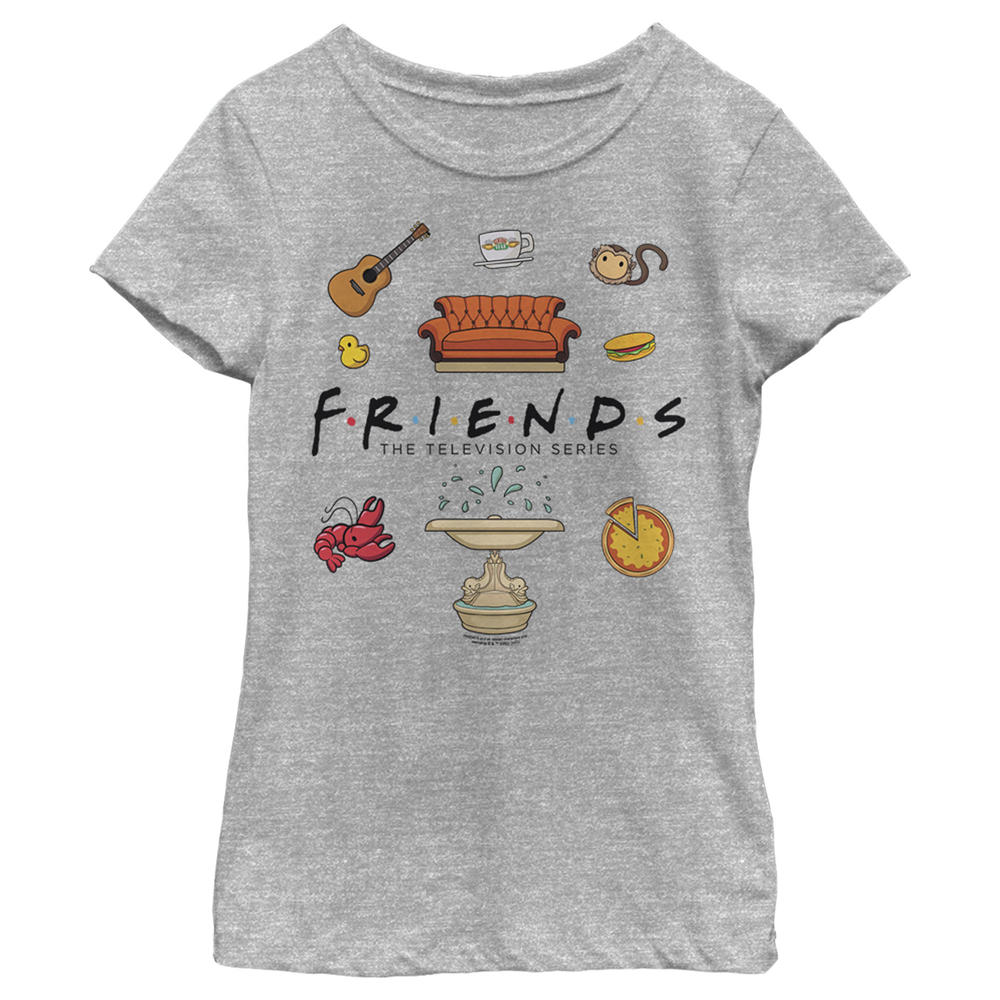 Friends Girl's Friends Favorite Moment Icons  Graphic T-Shirt