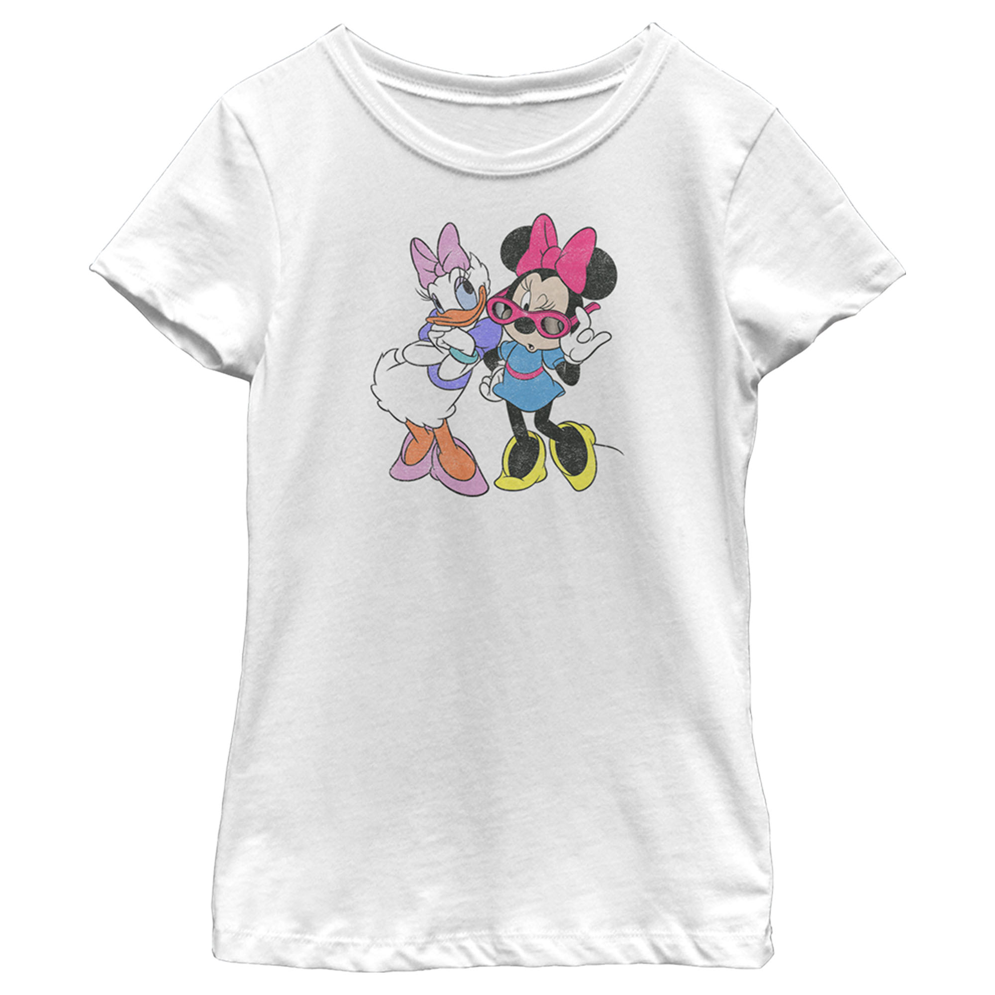 Mickey & Friends Girl's Mickey & Friends Minnie and Daisy  Graphic T-Shirt