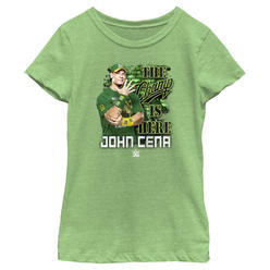 WWE Girl's WWE John Cena The Champ is Here  Graphic T-Shirt