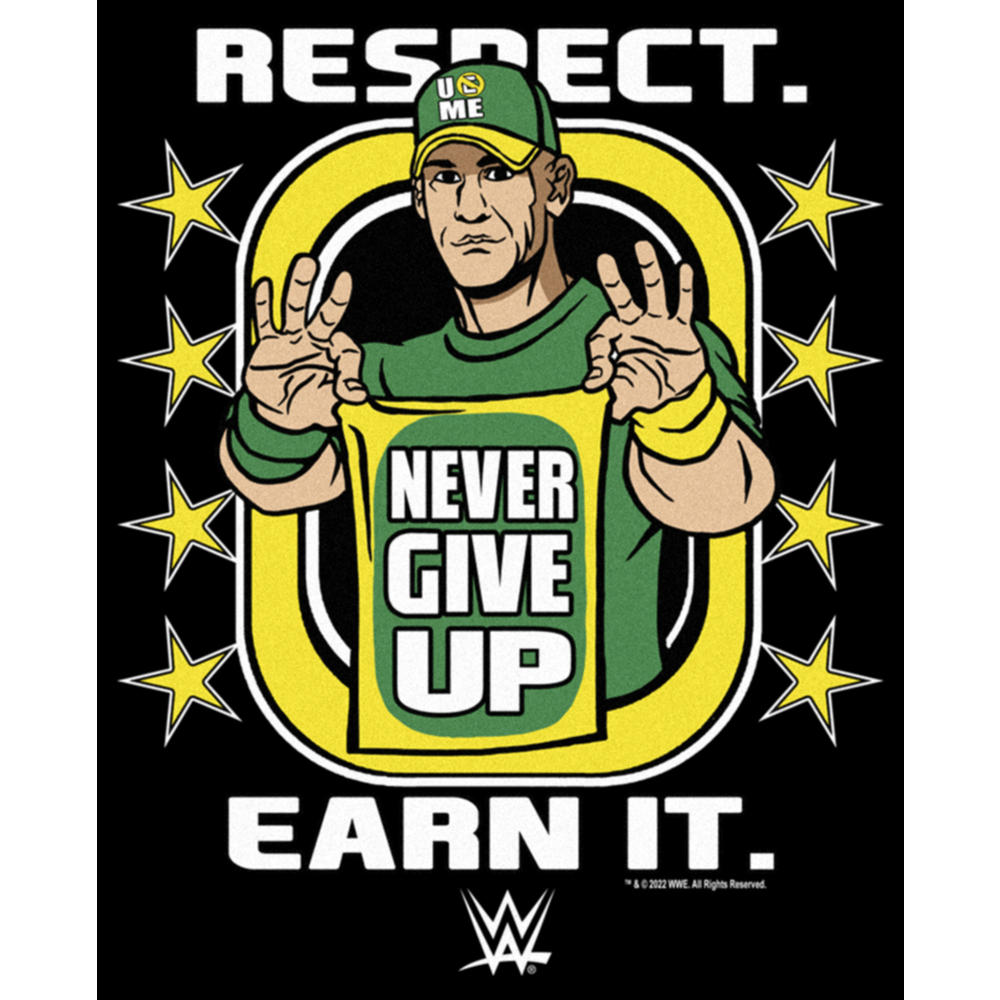 WWE Women's WWE John Cena Respect Earn It  Graphic T-Shirt