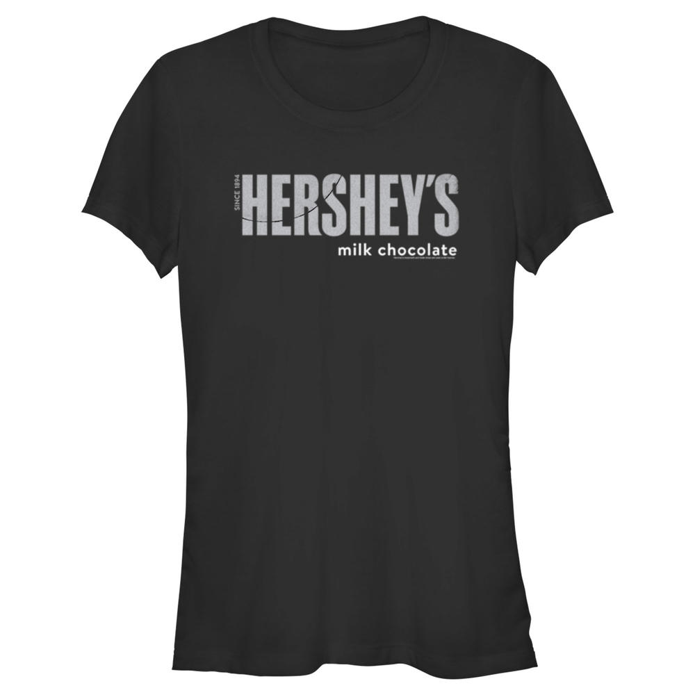 Hershey's Junior's HERSHEY'S Milk Chocolate Logo  Graphic T-Shirt